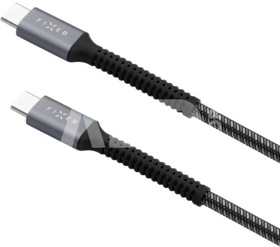 Fixed | Armor Cable USB-C/USB-C, 2 m, 240W | FIXDA-CC2-GR