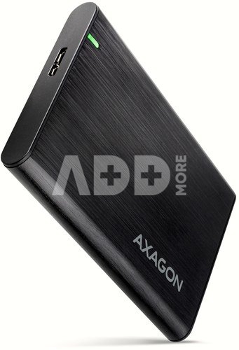 AXAGON Screwless aluminum USB 3.2 Gen 1 - SATA 6G external box for 2.5" SSD/HDD