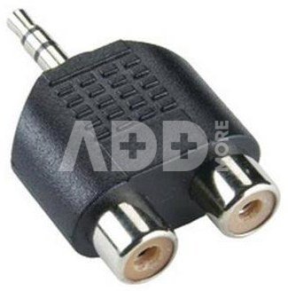 Sbox 3.5mm M.->2 X 3.5mm F. AD.3.5-2X3.5