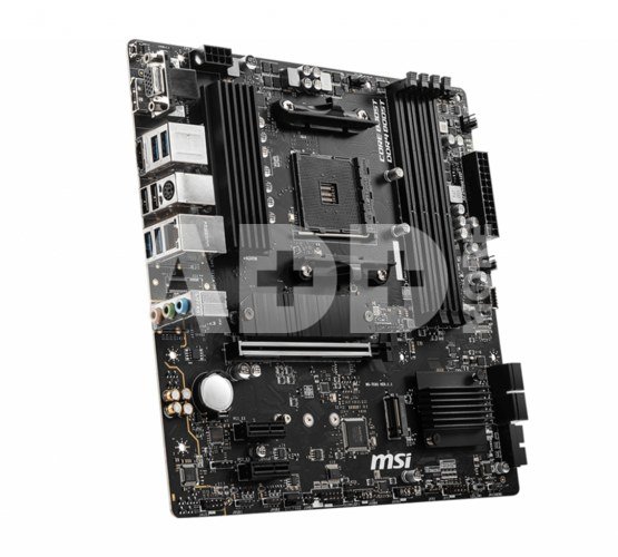 MSI B550M PRO-VDH	 Processor family AMD, Processor socket AM4, DDR4, Memory slots 4, Number of SATA connectors 4, Chipset AMD B, Micro ATX