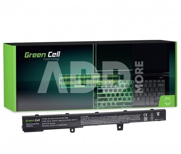 Green Cell Battery for Asus R508 14,4V 2200mAh