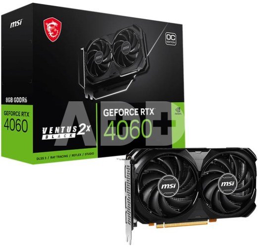 MSI GeForce RTX 4060 VENTUS 2X BLACK 8G OC