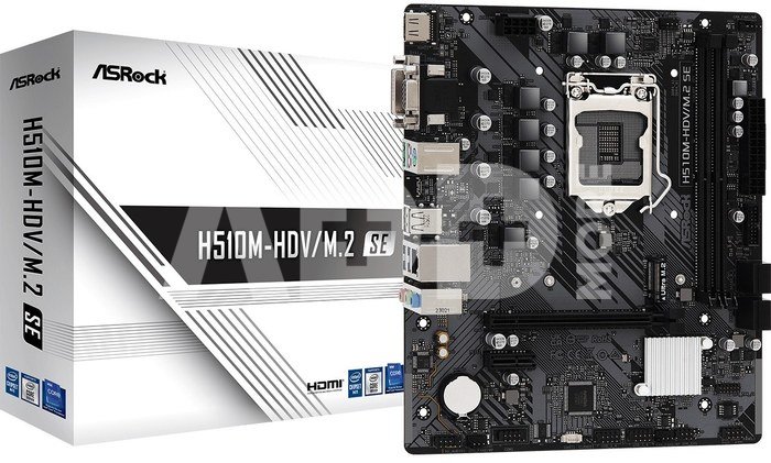 ASRock INTEL H510/2DDR4/4SATA3