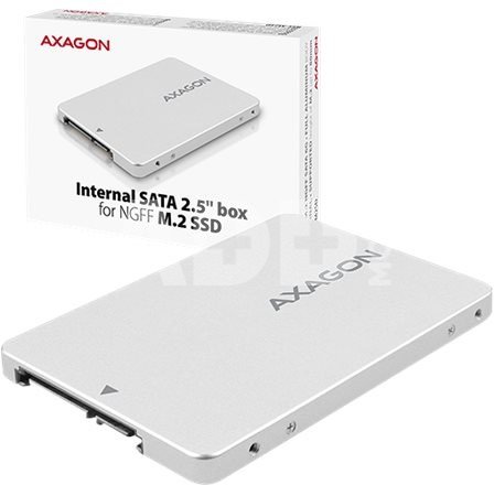 AXAGON Internal 2.5" box with SATA interface for M.2 SATA SSD