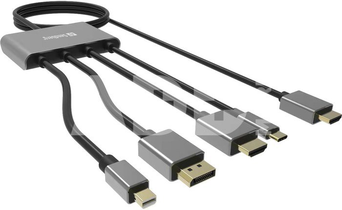 Sandberg 509-21 All-In-1 Display Adapter Hub