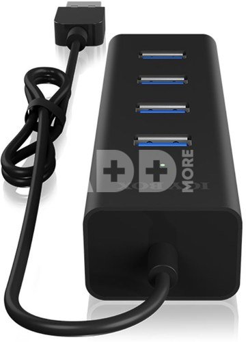 Raidsonic 4 port USB 3.0 hub IB-HUB1409-U3 Black