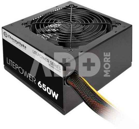 Thermaltake Litepower II Black 650W (Active PFC, 2xPEG, 120mm, Single Rail)