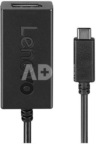 Lenovo 4X90Q93303 USB-C to DisplayPort Adapter, Black