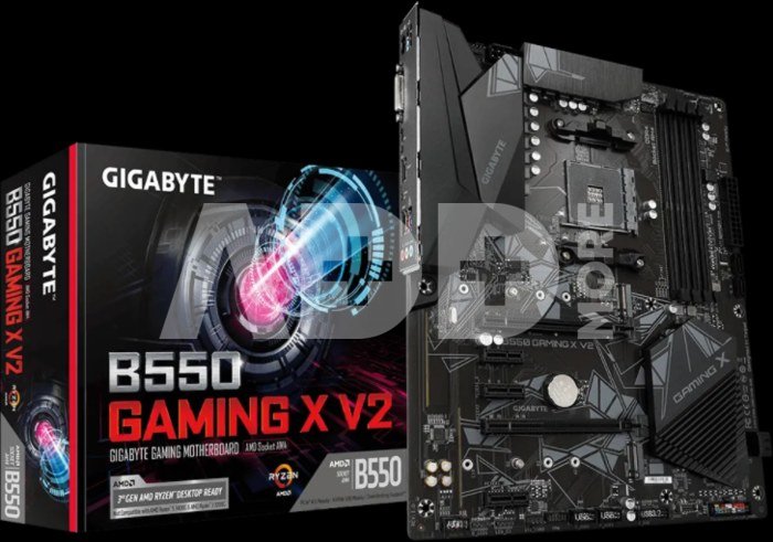 Gigabyte B550 GAMING X V2 Processor family AMD, Processor socket AM4, DDR4 DIMM, Memory slots 4, Chipset AMD B, ATX