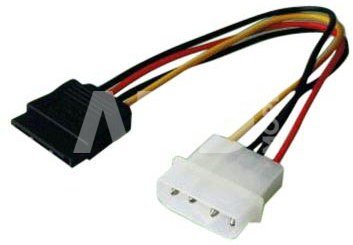 Sbox SATA POWER CABLE 15P-4P/TC- 0.25M SATA-POWER