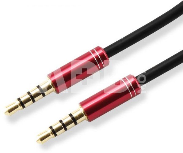 Sbox AUX Cable 3.5mm to 3.5mm strawberry red 3535-1.5R