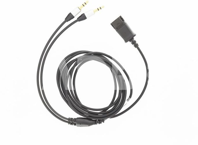 Tellur QD to 2 x Jack 3.5mm adapter cable 2.2m black