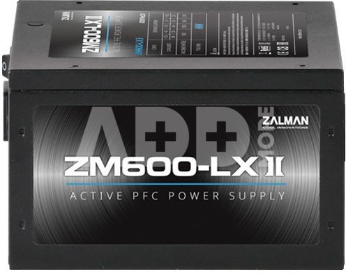 Zalman ZM600-LXII 600W, Active PFC, 85%, 200-240V, EU