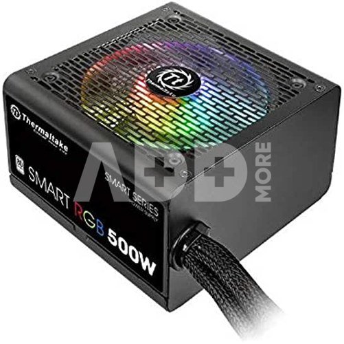 Thermaltake Smart 500W RGB (80+ 230V EU, 2xPEG, 120mm, Single Rail)