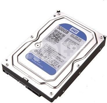 HDD|WESTERN DIGITAL|Blue|500GB|SATA 3.0|32 MB|7200 rpm|3,5"|WD5000AZLX
