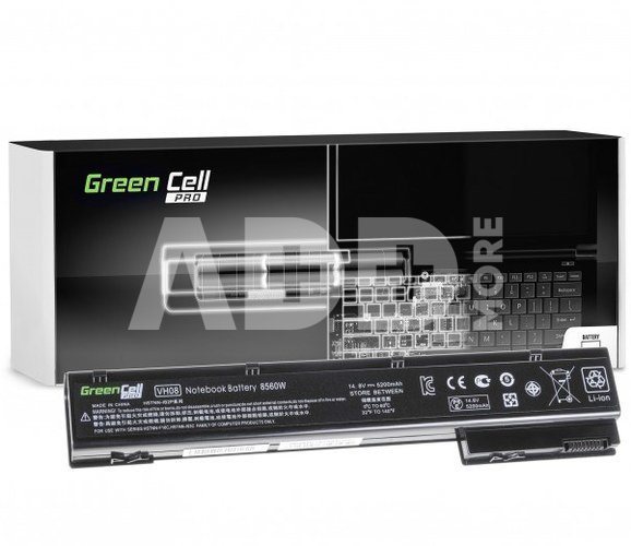 Green Cell Battery PRO HP 8560w 14,4V 52Ah