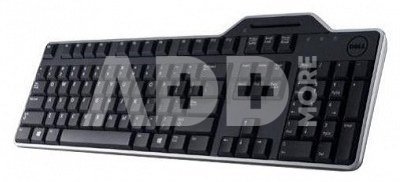 Dell KB-813 Russsian, Keyboard, Qwerty, Black, with smart card reader