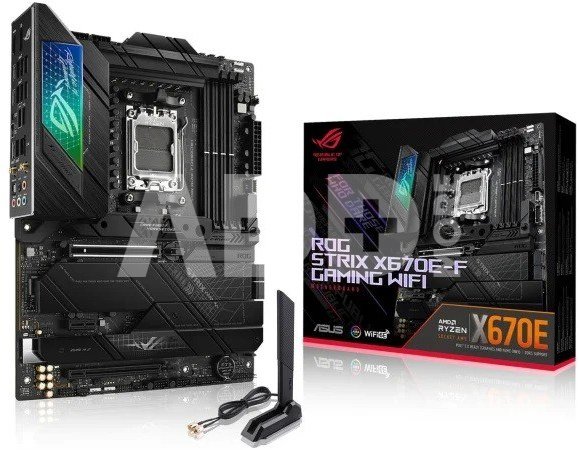 Asus Motherboard ROG STRIX X670E-F GAMING WIFI AM5 4DDR5 ATX