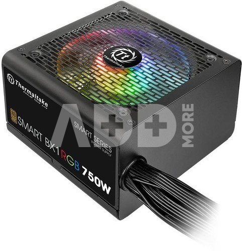 Thermaltake Power Supply Smart BX1 RGB 750W (80+ Bronze 230V EU, 4xPEG, 120mm, Single Rail)