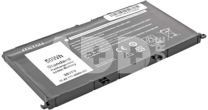 Mitsu Battery for Dell Inspiron 15 (7557), 15 (7559) 4400 mAh (50 Wh) 11.4 Volt