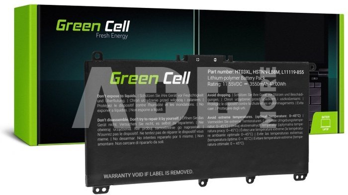 Green Cell Battery HP 250 G7 HT03XL 11,55V 3,5Ah