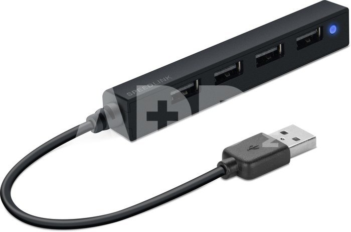 Speedlink USB hub Snappy Slim 4-port (SL-140000-BK)
