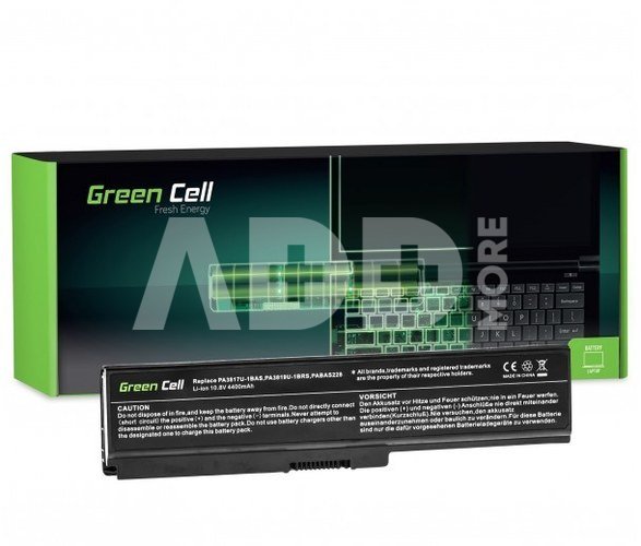 Green Cell Battery for Toshiba C650 11,1V 4400mAh