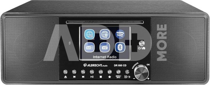 Albrecht DR 895 CD Hybrid Radio black