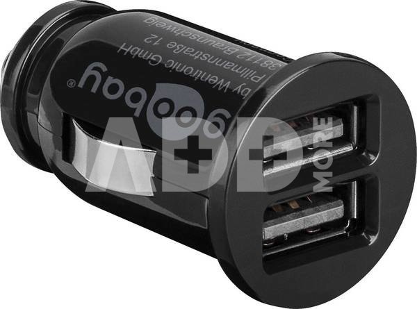 Goobay Dual USB car charger 58912 USB 2.0 port A, 3.1 A, 12 V