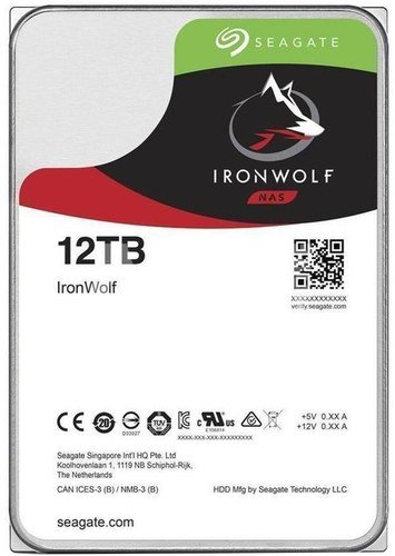 Seagate IronWolf 7200 RPM, 3.5 ", 12000 GB, Hard drive, 6 Gbit/s, SATA, 256 MB