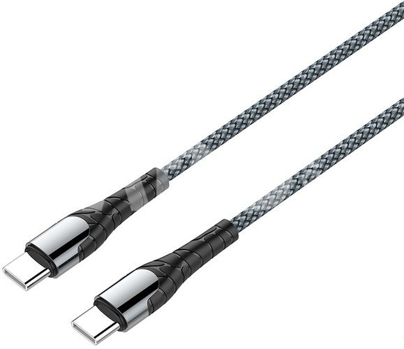 ColorWay Cable Type-C - Type-C (PD Fast Charging 65W) 3.0А, 1m | CW-CBPDCC040-GR