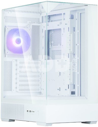 Zalman P40 Prism White, ARGB Fan x1