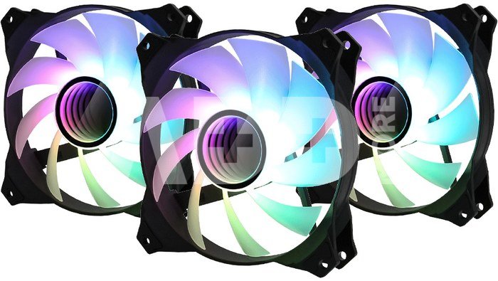 Zalman ZM-IF120 Infinity Mirror 120mm ARGB 3-Pack & Controller