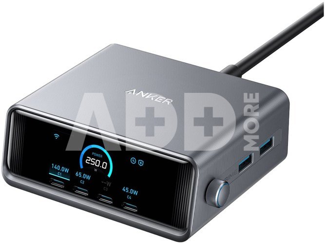 Anker Prime Charger (250W, 6 Ports, GaNPrime) | Anker