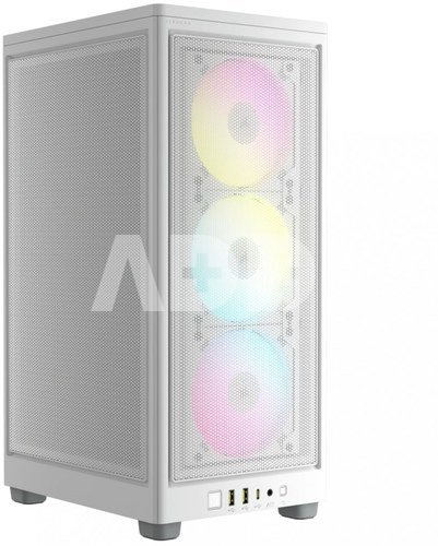 Corsair | RGB AIRFLOW PC Case | 2000D | White | Mini-ITX | Power supply included No | SFX