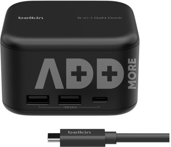 Belkin GaN 6in1 USB-A USB-C Eth HDMI PD Docking Station
