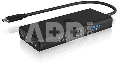 IcyBox ICY BOX IB-DK4011-CPD 9in1,HDMI,DP,CR,TYPE-C