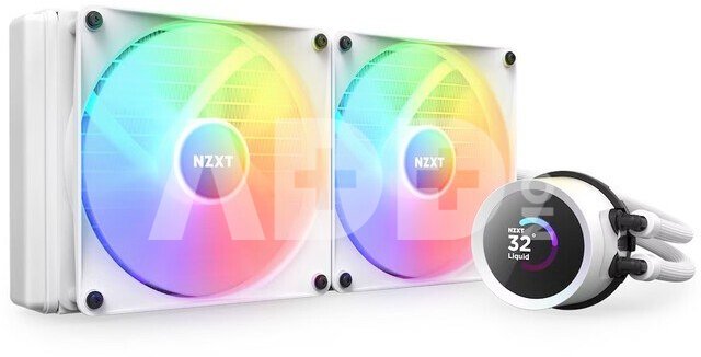 NZXT CPU Watercooling Kraken 280 RGB LCD white