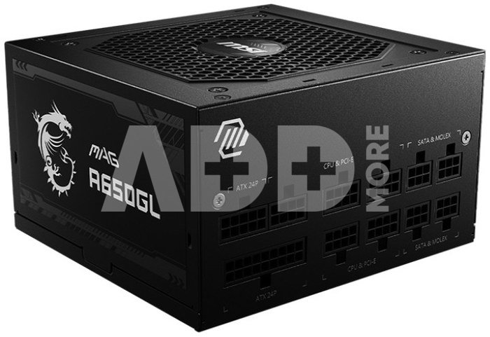 MSI Power supply MAG A650GL 650W 80PLUS GOLD F.MODULAR