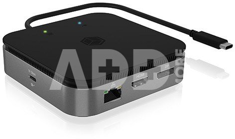 IcyBox ICY BOX IB-DK408-C41 7in1,HDMI,DP,USB,LAN