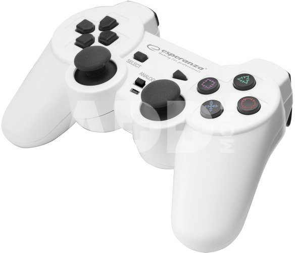 Esperanza GAMEPAD PS3/PC USB TROOPER WHITE/BLACK