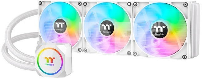 Thermaltake Water cooling TH420 ARGB Snow (3x140mm) copper CPU block