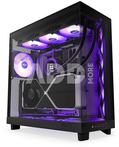 NZXT PC Case H6 Flow RGB with window black