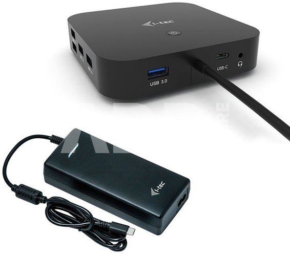 i-tec USB-C Dual Display Docking Station Power Delivery 100 W + Universal Charger 112 W
