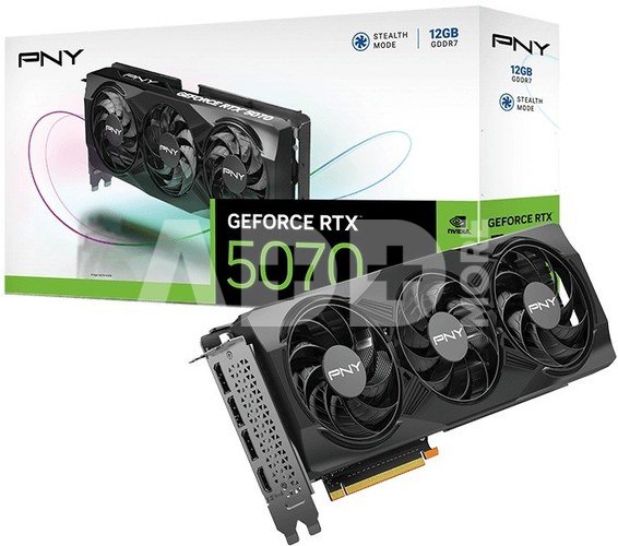 PNY Graphics card GeForce RTX 5070 STD12GB VCG507012TFXPB1