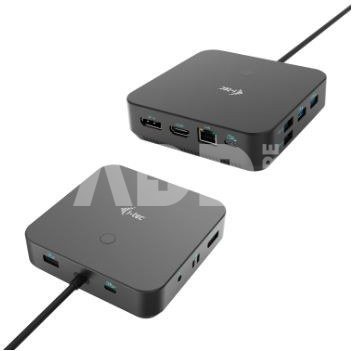 i-tec Docking station USB-C HDMI Dual DP Docking Station Power Delivery 100 W