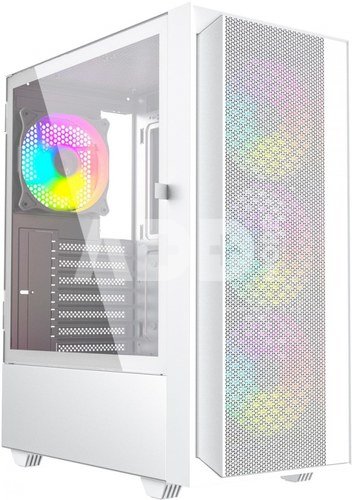 Gembird Computer Case Midi Tower Fornax 4000 ARGB white