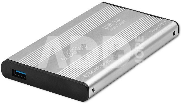 Qoltec Hard drive case HDD SSD 2.5inch SATA3,USB3.0