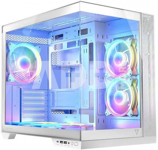 MODECOM Computer case Volcano Panorama APEX ARGB 5F MIDI white