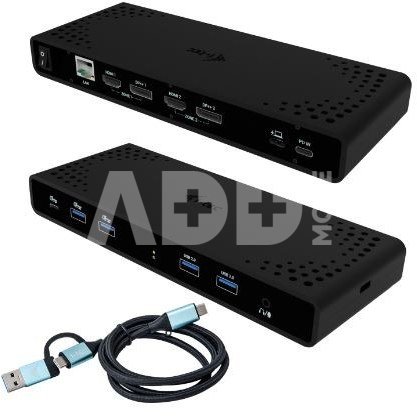 i-tec Universal Docking Station Dual 4K Display Power Delivery 85W